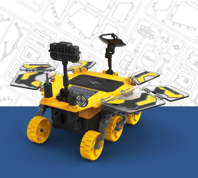 Solar Mars Rover - et lærerigt samlesæt med Solceller & motor - Gul