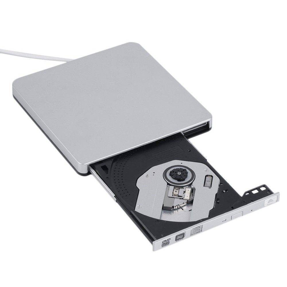 Slim Ekstern CD/DVD RW Drev / brænder - Ansluta via USB - Til MacBook/Laptop
