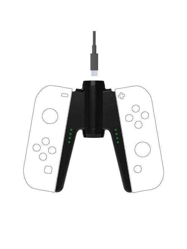 Freaks And Geeks Joy-Cons Charging Grip with 2.5m Cable (Nintendo Switch) - Wired Tillbehör till spelkonsol - Nintendo Switch
