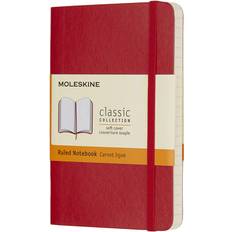 Moleskine Classic Notebook (Soft cover, Pocket, Ruled, Scarlet Red)