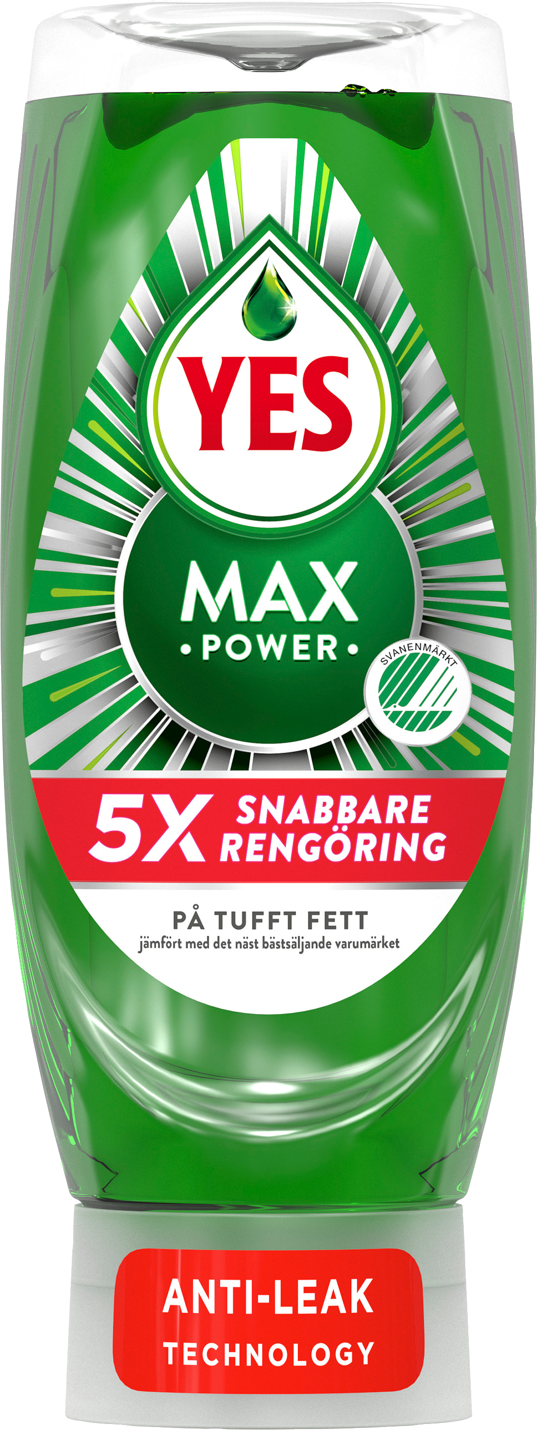 Handdiskmedel YES Max Power Svanenmärkt, 450 ml