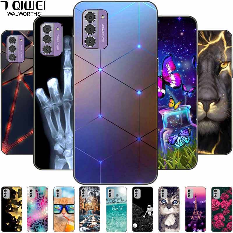 För Nokia G42 G 42 5G Fodral TPU Mjuk Marmor Tigerkatter Svart Silikon Telefonfodral för NOKIA G42 Coque för NokiaG42 Tecknad Para