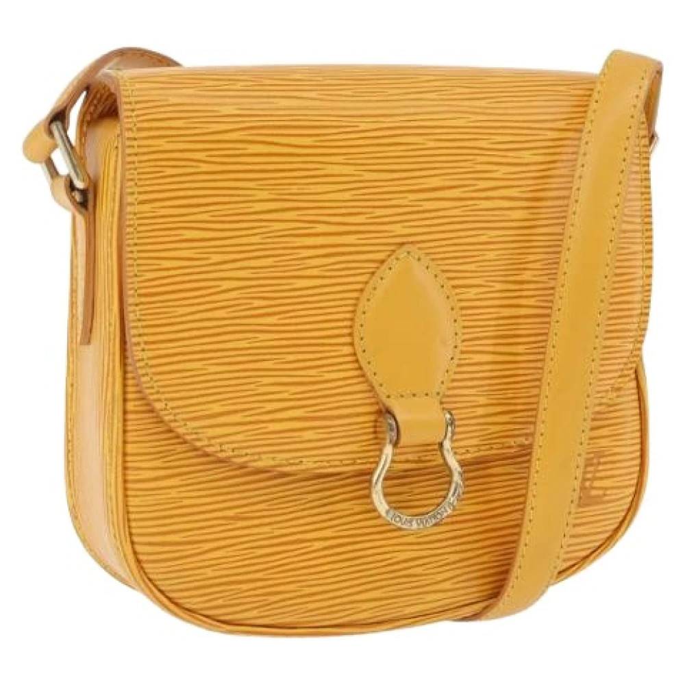 Louis Vuitton Vintage Pre-owned Vintage Skuldertaske - Vintage - Dame - Gul - ONE SIZE - Uld