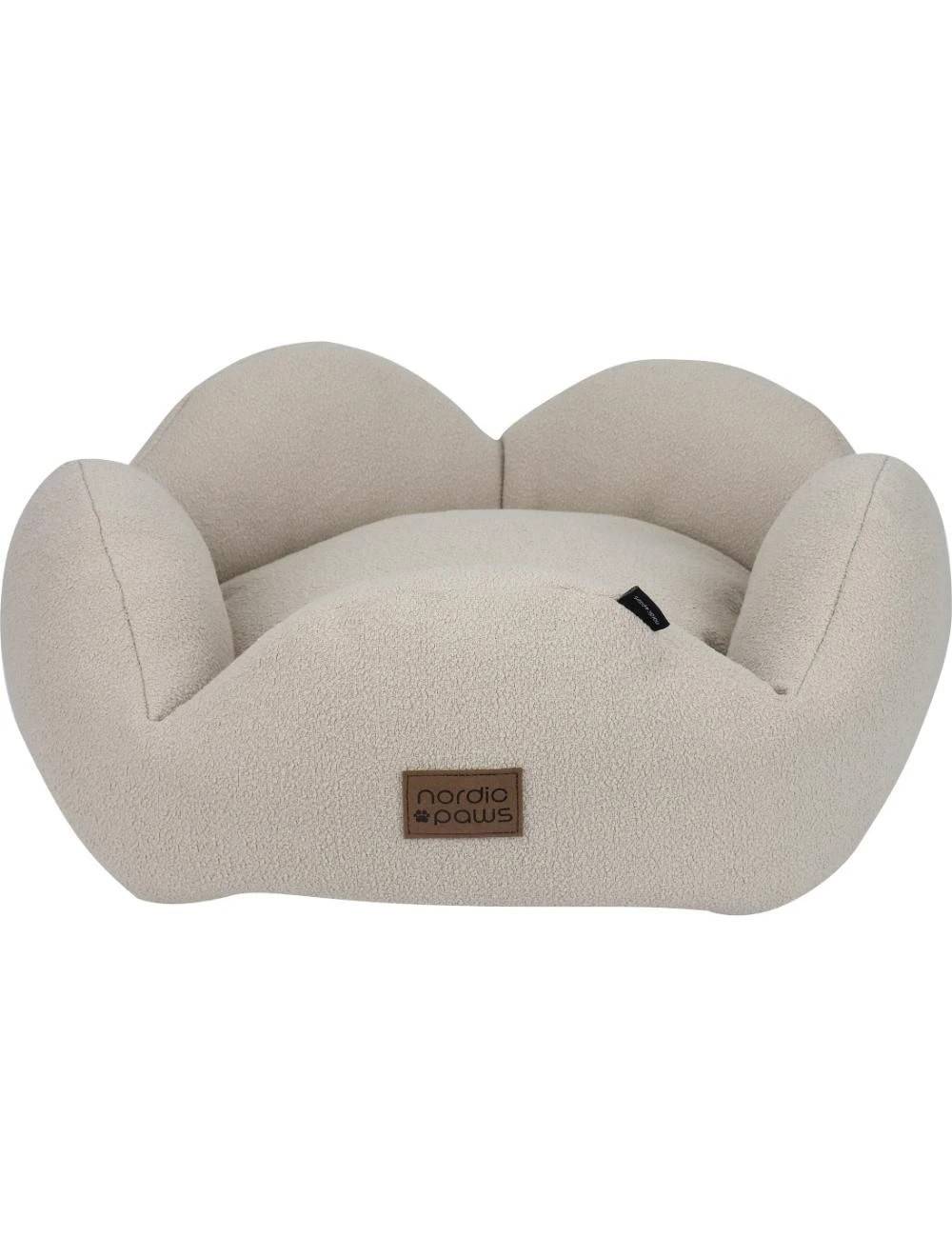 Nordic Paws Flora hundeseng Small 57 x 57 cm Beige.
