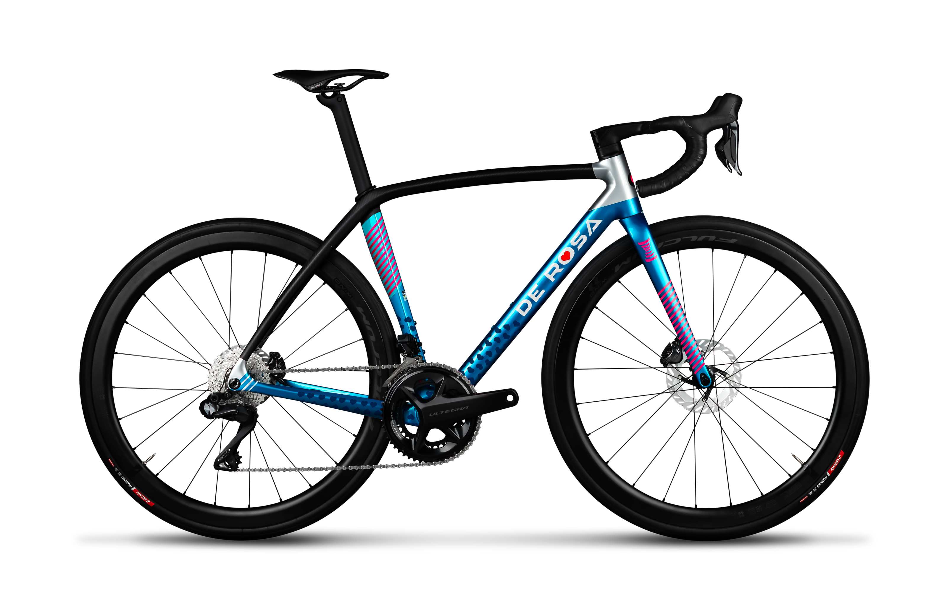 De Rosa New Idol | SRAM Force AXS E1 12s | Fulcrum Wind Carbon - Pulsar Pink / L