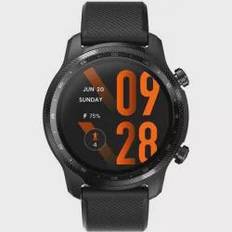 TicWatch Pro 3 Ultra GPS 3,56 cm (1,4"), smartur, NFC, GPS (satellit), AMOLED + FSTN, Pulsmåler, Bluetooth, 1 GB, 8 GB,