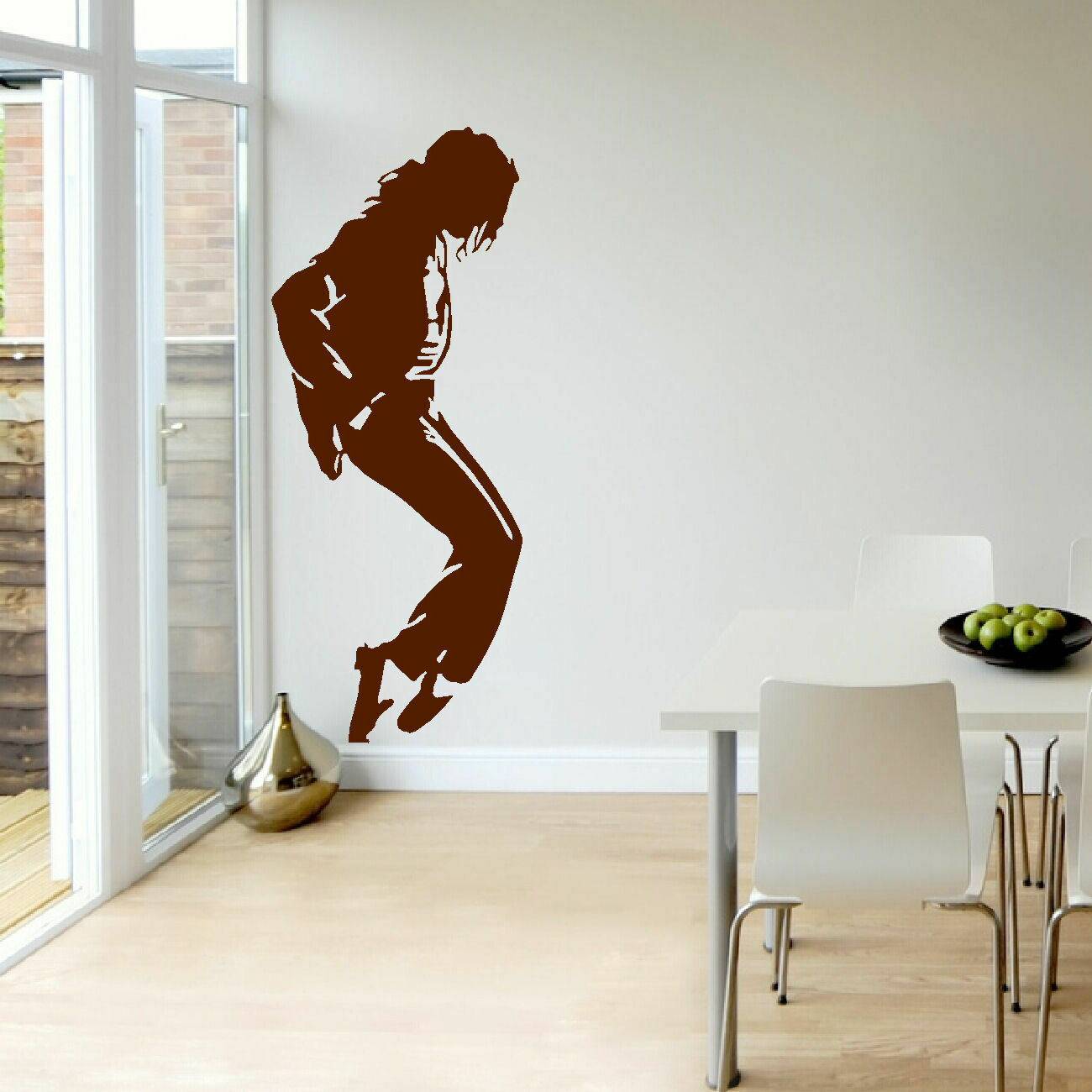 Dance stars Wall Decals Vinyl Michael Jackson Image Boys Bedroom Decor Wall Sticker Removable Home Living Room Decoration Z526