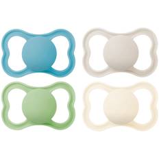 MAM Air Silikon Napp 6-16m 4-pack, Blå/Neutral