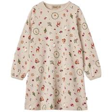 Wheat Natkjole - Elinor - Offwhite Holiday - Wheat - 2 år (92) - Natkjole