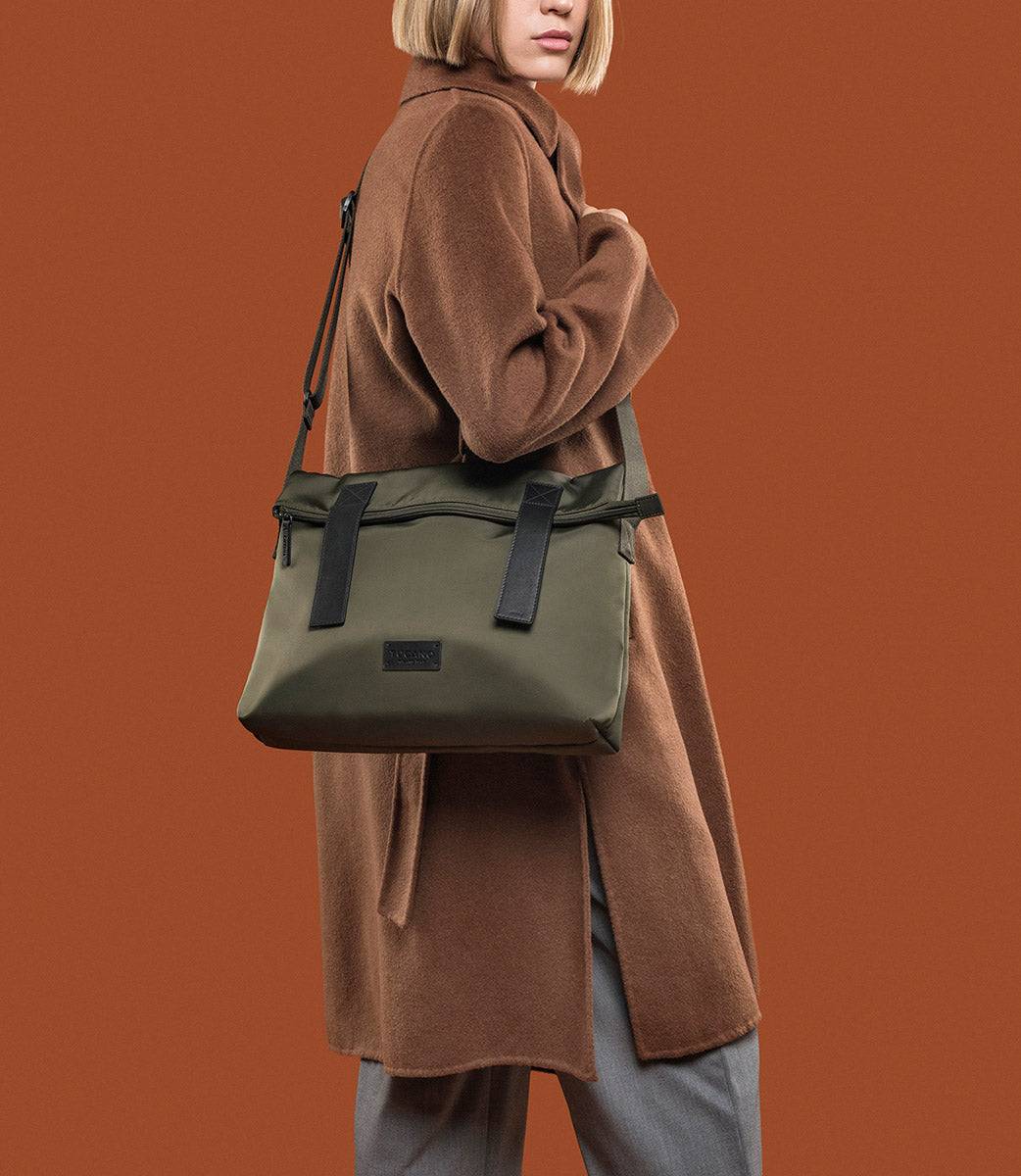 Fold Messenger Bag - Blu