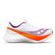 Saucony Endorphin Pro 4 Women's Running Shoes SS24 White / Violet - 7.5