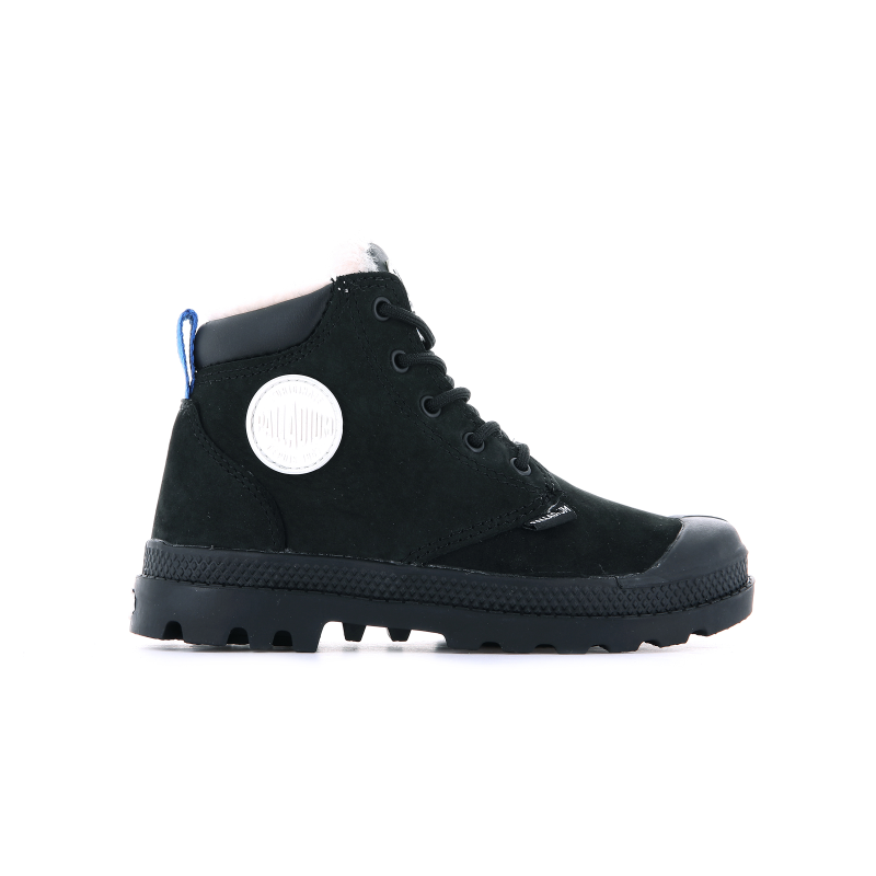 Palladium Pampa Hi Cuff WPS Oz - Urban skor - Børn Black/Black 33