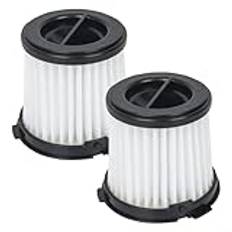 Puupaa Hepa filter ersättning för WORX WX030/WX030.9, dammsugarfilter rengöringsverktyg tillbehör, tvättbara filterdelssats (2-pack)