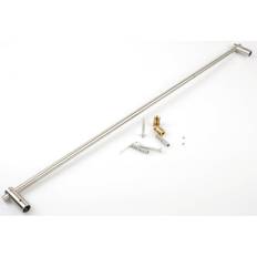 Cool line håndklædestang matbørstet rustfrit stål 750 mm - enkelt