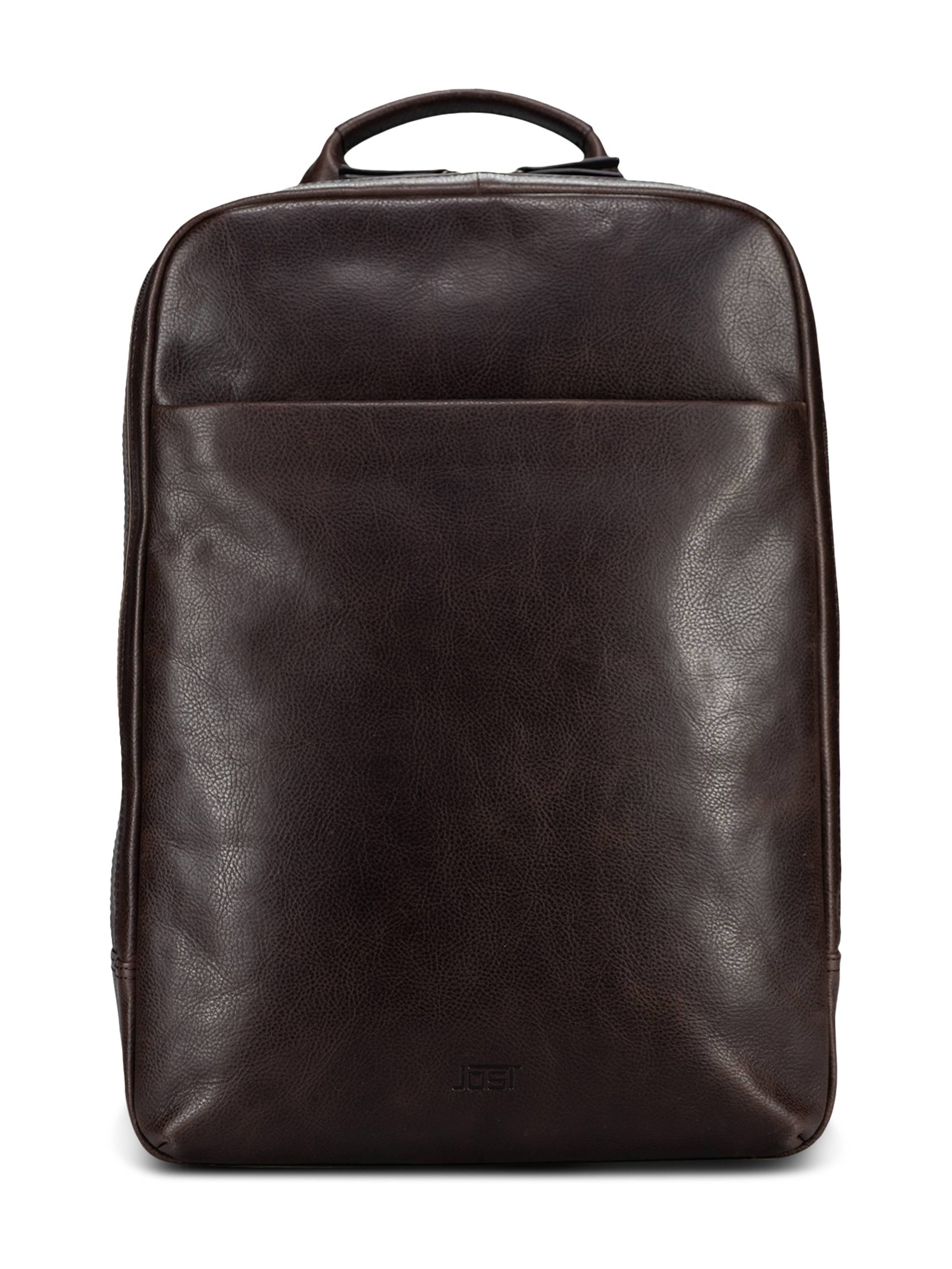 Jost London Daypack Læder 44 cm Laptoprum  Brun