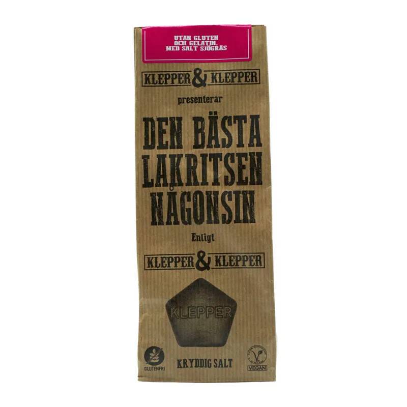 Klepper & Klepper Kryddig Salt lakrits 200g
