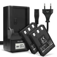 2x Batteri för Canon Digital IXUS 300 330 400 430 500 IXUS V V2 V3 S100 NB1L CB2LS kamera med hög 830mAh kapacitet + laddare för uppladdningsbara kamerabatterier