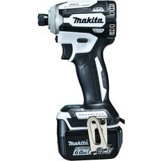 Makita impact driver TD161 white torque 175Nm 2 6Ah batteries and charger included TD161DRGXW (14.4V)