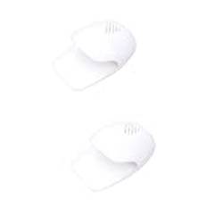 Healvian 2 St nageltork för salong Mini nageltorkare Trycktyp nagellackstorkare Nageltorkare för hemmabruk nagelfläktar nagellufttork verktyg för nageltork nageltorkfläkt Torktumlare vit