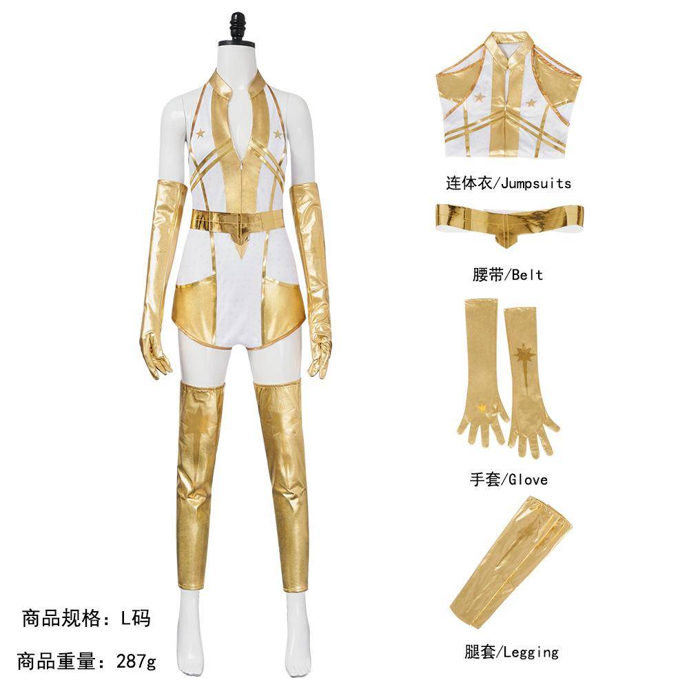 Halloween Starlight Cosplay Kostym The Boys Starlight Rollspel Damkläder Superhjältedräkt cm