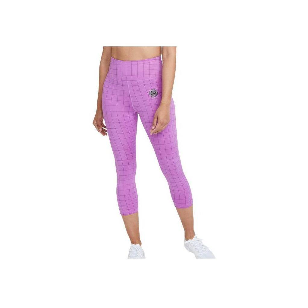 Nike Epic Fast Rutiga Slim Fit Sportbyxor Dam Underdelar Strålande-Lila DA0359-597 L