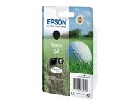 (ComputerSalg) Epson 34 - 6.1 ml - svart - original - bläckpatron - för WorkForce Pro WF-3720, WF-3720DWF, WF-3725DWF