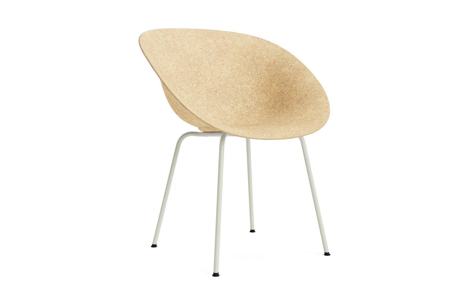 NORMANN COPENHAGEN - Mat Spisebordsstol M. Armlæn, Hemp/Cream.