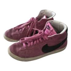Nike Blazer patent leather trainers