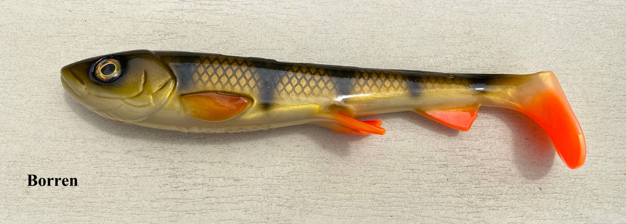 Wolfcreek Shad JR Handmade 19cm (Välj Färg: Borren)