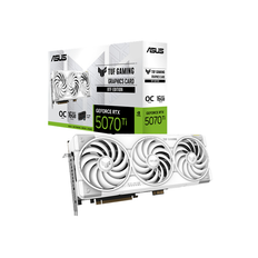 ASUS GeForce RTX 5070 Ti TUF BTF White OC - 16GB GDDR7 RAM - Grafikkort