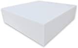 Alanpur® Ortopedisk kallskummadrass Bianca, akustiskt skum, H2, utan överdrag, tillverkad i Tyskland (90 x 200 x 5 cm)
