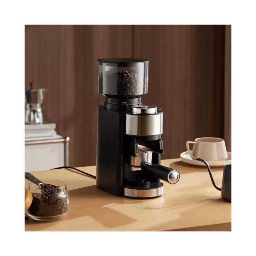 ElectricGrinder Coffee Bean Grinder Coffee Bean Grinding Household CoffeeMachine Pulverizer Commercial CoffeeMaker(EU),A