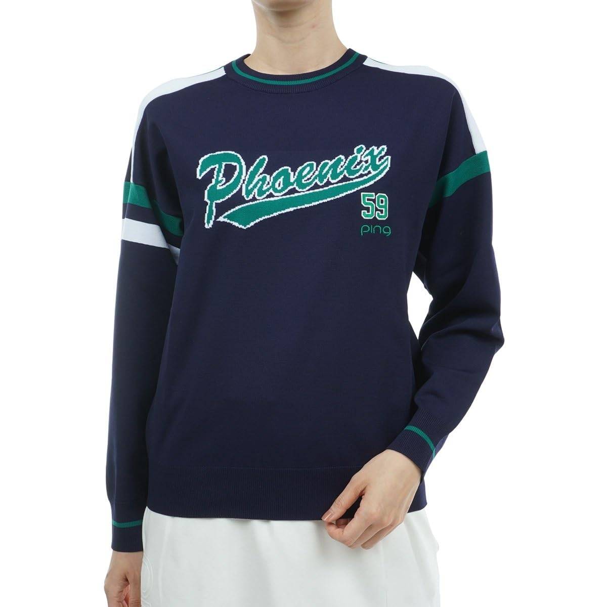 Crew Neck Knit Golf S [Ping Apparel] Women's (Phoenix Logo/Set-up Compatible) / / 622-3270900 120_Navy