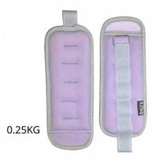 2 st vikter justerbar fotled handledssandväska för löpträning gymtillbehör - Mauve Lila (0.5kg)