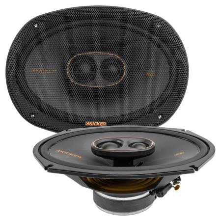 Kicker KSC69304, 6x9 tums 3-vägs koaxialhögtalare, par