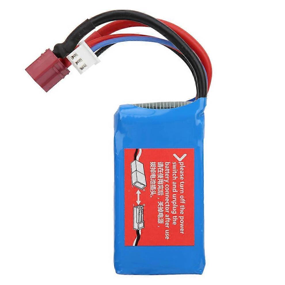 7.4V 1500mAh RC-leksaker Batteri passar för WLtoys A959-B A969-B A979-B K929-B fjärrstyrt fordon