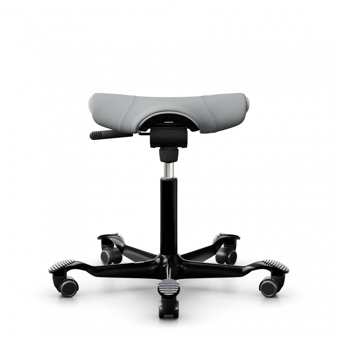 Sadelstol HÅG Capisco Puls 8002, Färg Grå, Underrede Svart, Liftomat 150 mm, Fotring Nej