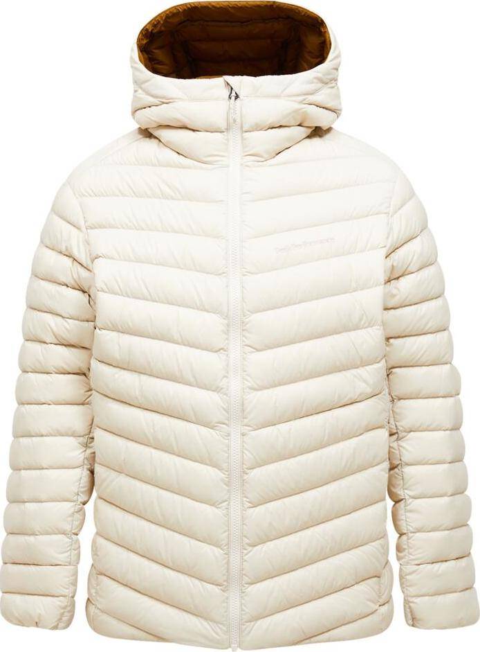 Peak Performance Men's Frost Down Hood Jacket Sand Fog, XL