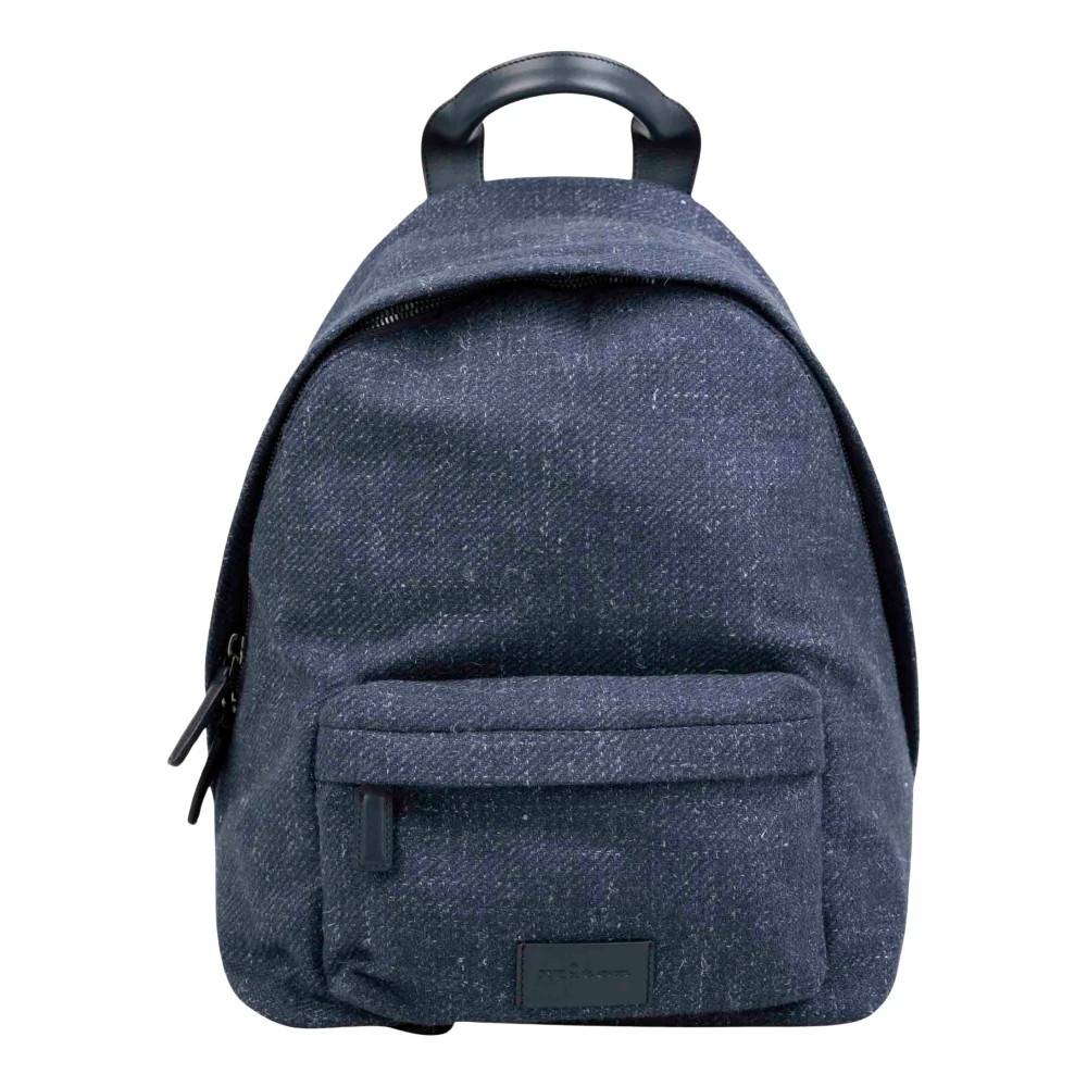 Kiton - Cashmere Virgin Wool Silk Linen Backpack Väskor - Herr - ONE Size - Läder