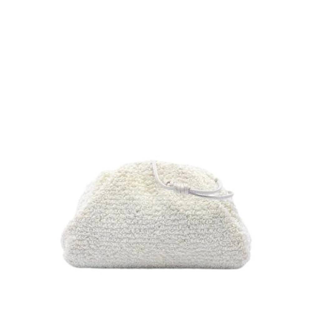 Bottega Veneta Vintage Pre-owned Mini Pouch - Vintage - Dame - Hvid - ONE SIZE - Uld