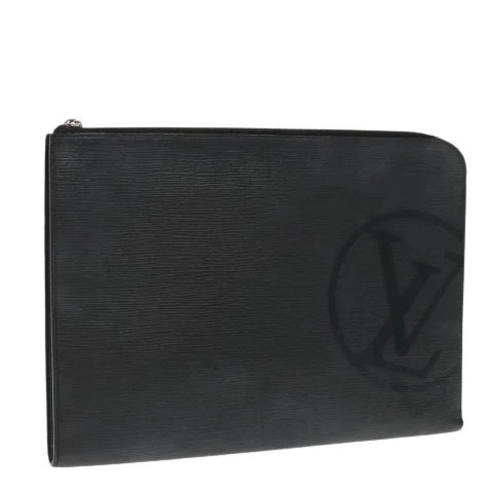 Louis Vuitton Vintage Pre-owned Vintage Epi Clutch - Vintage - Dame - Sort - ONE SIZE - Læder
