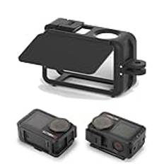 Fututech 2-i-1 skyddsram för DJI Osmo Action 5 Pro/4/3 solskydd skyddsfodral för actionkamera skyddstillbehör