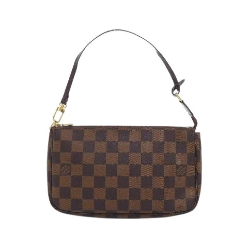 Louis Vuitton Vintage Pre-owned Damier Accessories Pouch - Vintage - Dame - Brun - ONE SIZE - Uld