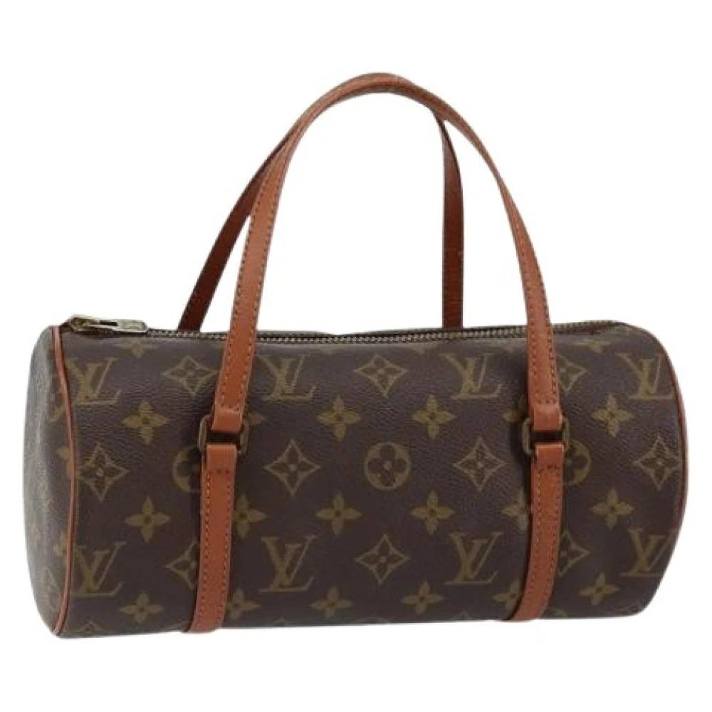 Louis Vuitton Vintage Pre-owned Canvas Håndtaske - Vintage - Dame - Brun - ONE SIZE -