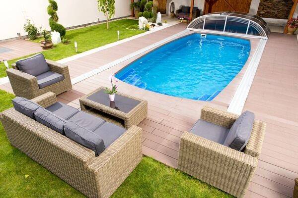 Swimmingpool, kar, glasfiber ORION 7,5x3,5x1,5 - PoolOasen.