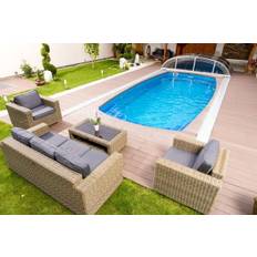 Swimmingpool, kar, glasfiber ORION 7,5x3,5x1,5 - PoolOasen