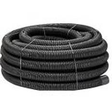 Drænrør 160-145mm. 50m rll. 1.2x6.5mm slids. Sort PE. Uponor