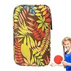 Generiskt bordtennis fall – bärbart skydd, bordtennisracket | tennisracket med sexkantig form, utomhus pingpong – sport paddel bärväska, bordtennis gummi och racket