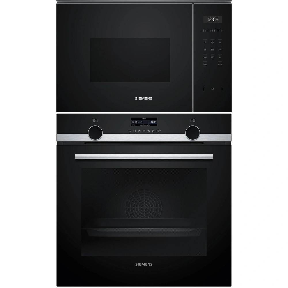 Siemens paket ugn och mikro HB579GBR3-BF555LMB1 - för högskåp
