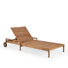 Ethnicraft - Jack Outdoor Adjustable Lounger Frame - Teak - Solstolar och solsängar - Jacques Deneef